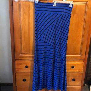 Striped Maxi Skirt